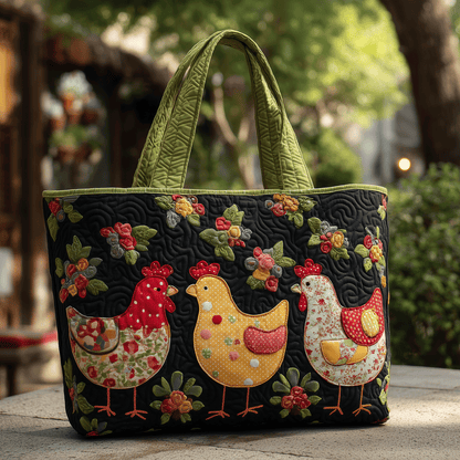 Colorful Coop Quilted Tote Bag NCU0TH2852