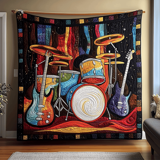 Colorful Crescendo Quilted Blanket NCU0TH2371