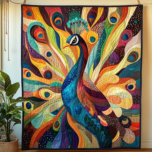 Colorful Elegance Quilted Blanket NCU0VL1591