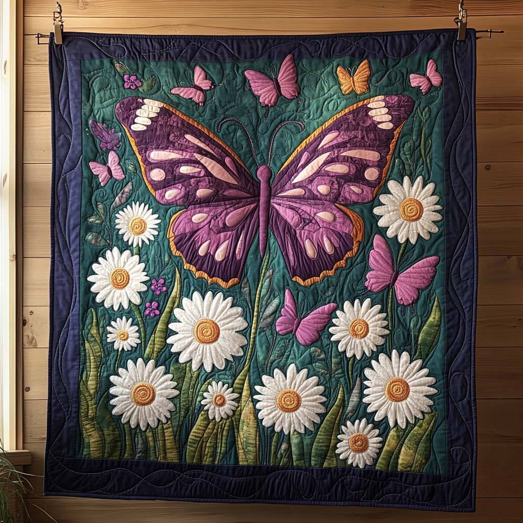 Colorful Flight Quilted Blanket NCU0NT234