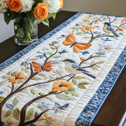 Colorful Flight Quilted Table Runner NCU0VL2042