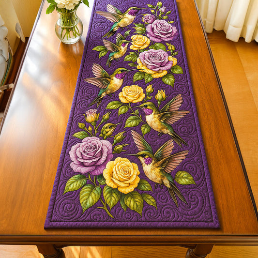 Colorful Flutter Quilted Table Runner NCU0NT5408