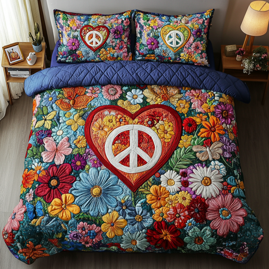 Colorful Harmony Quilted Bedding Set NCU0DK6392