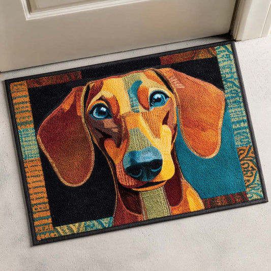 Colorful Pup Doormat NCU0NT10196