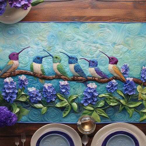 Colorful Reverie Quilted Table Runner NCU0NT6214