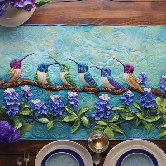 Colorful Reverie Quilted Table Runner NCU0NT6214