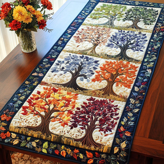 Colorful Seasons Quilted Table Runner NCU0NT3011