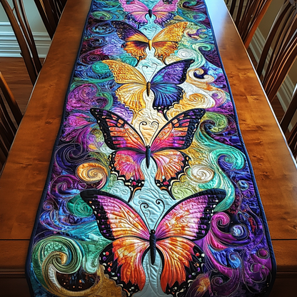 Colorful Wings Quilted Table Runner NCU0DK6534