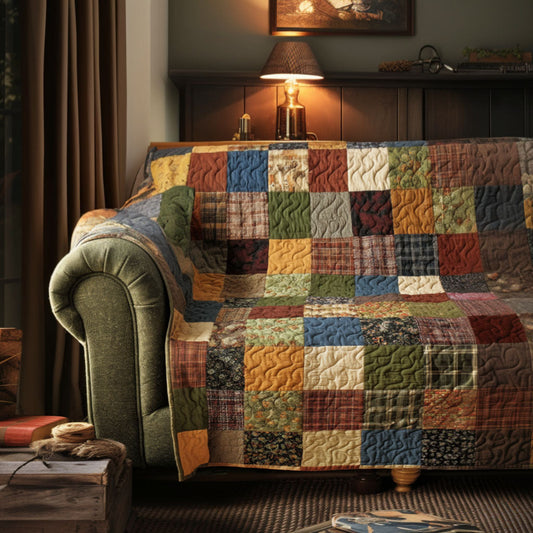 Comfort Grid Quilted Sofa Cover NCU0NT12148