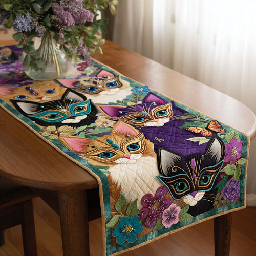 Confetti Cat Quilted Table Runner NCU0NT11803