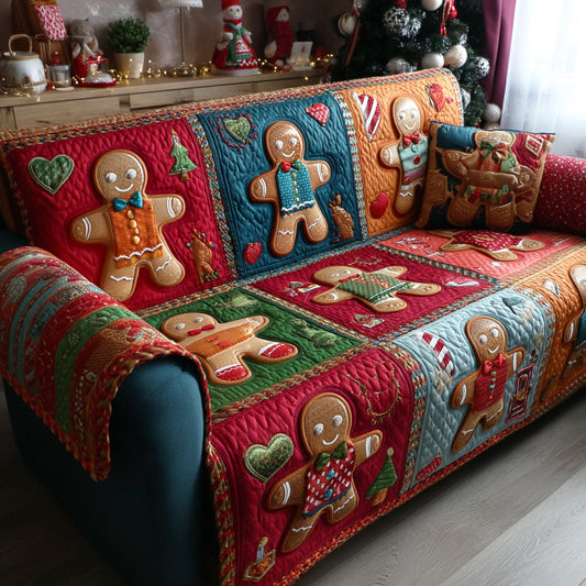 Cookie Friends Quilted Sofa Cover NCU0TD1895