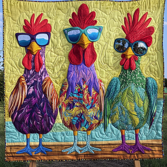 Cool Cluckers Quilted Blanket NCU0VH5546
