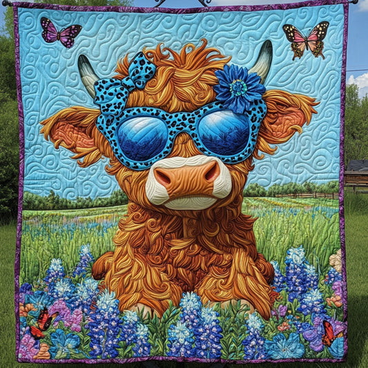 Cool Cow Vibes Quilted Blanket NCU0NT5938