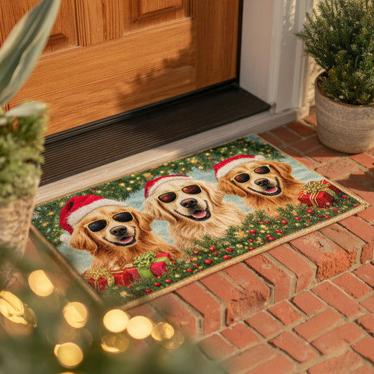 Cool Golden Retriever Doormat NCU0HH651