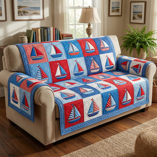 Coral Bay Quilted Sofa Cover NCU0TD2678