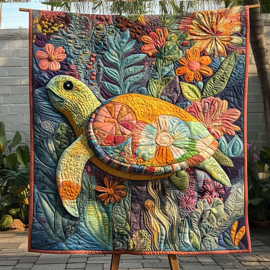 Coral Bliss Quilted Blanket NCU0PT4526