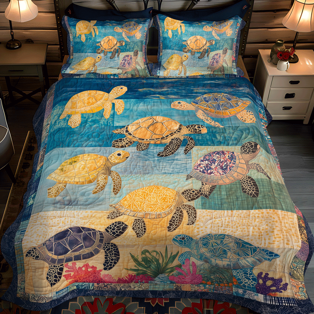 Coral Coast 3-Piece Quilted Bedding Set NCU0TL1130