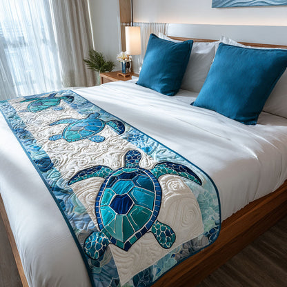 Coral Dream Quilted Bed Runner NCU0PT10842