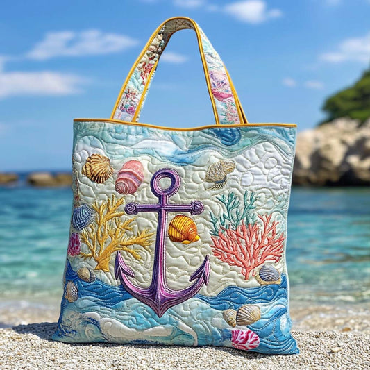 Coral Dream Quilted Tote Bag NCU0NT9250
