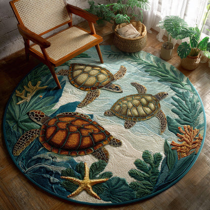 Coral Path Round Carpet NCU0PT9843