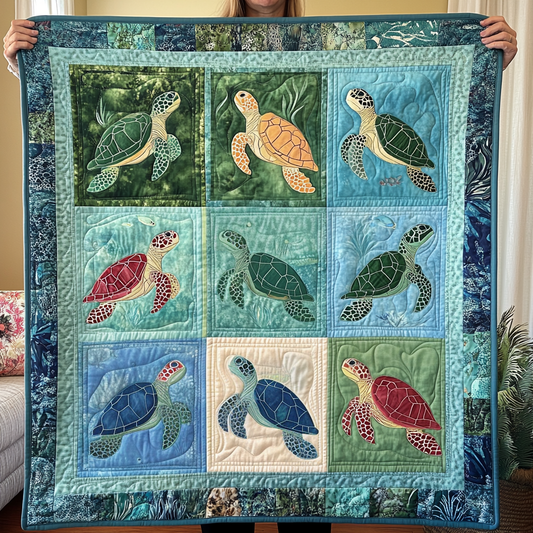 Coral Reef Comfor Quilted Blanket NCU0TL1109