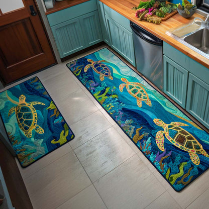 Coral Reef Kitchen Area Rug NCU0NT11124