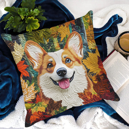 Corgi Cuddle Haven Cus Quilted Pillow Case NCU0PT1529