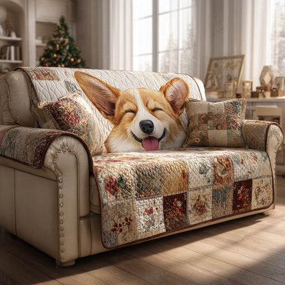Corgi Essence Quilted Sofa Cover NCU0HH1669