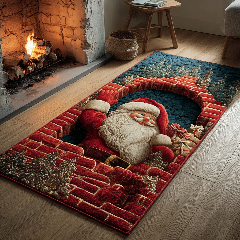 Corner Santa Claus Runner Carpet NCU0HH1266 – Vantique