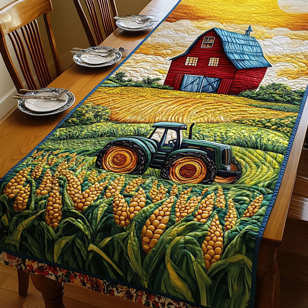 Cornfield Harvest Quilted Table Runner NCU0NT6290
