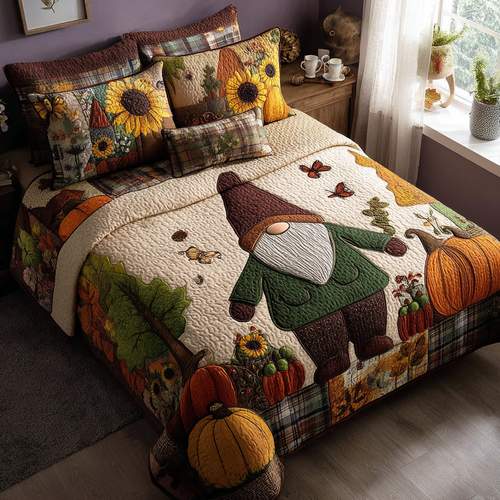 Cornucopia Crew 3-Piece Quilted Bedding Set NCU0PT8548