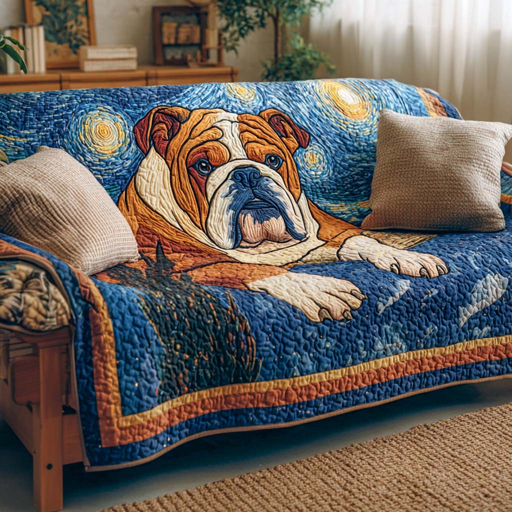 Bulldog Quilted Sofa Cover NCU0VT321