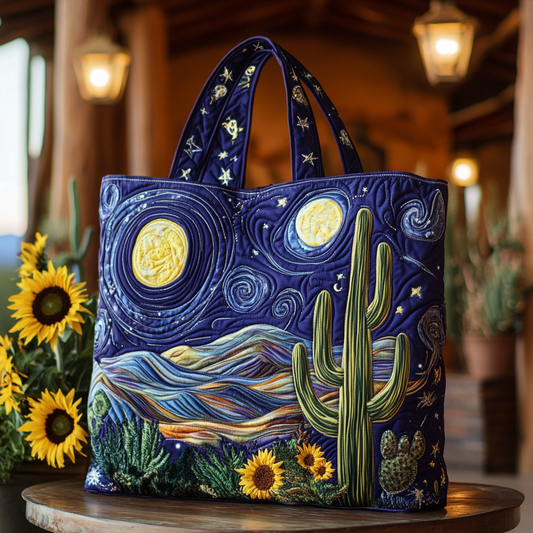 Cosmic Desert Quilted Tote Bag NCU0VL2784