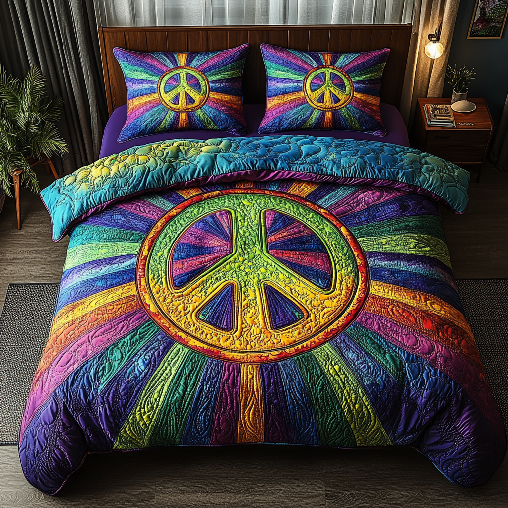 Cosmic Dream 3-Piece Quilted Bedding Set NCU0DV5553