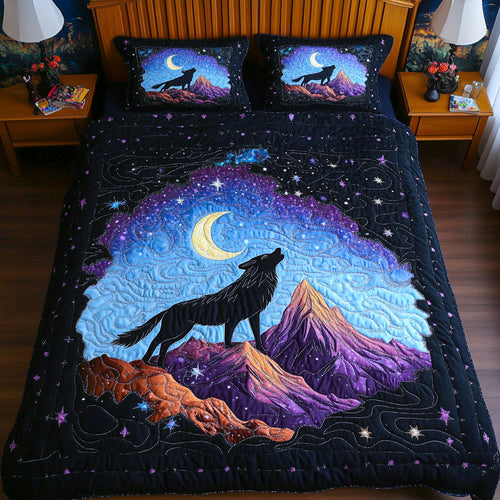 Cosmic Moonrise 3-Piece Quilted Bedding Set NCU0NT3851