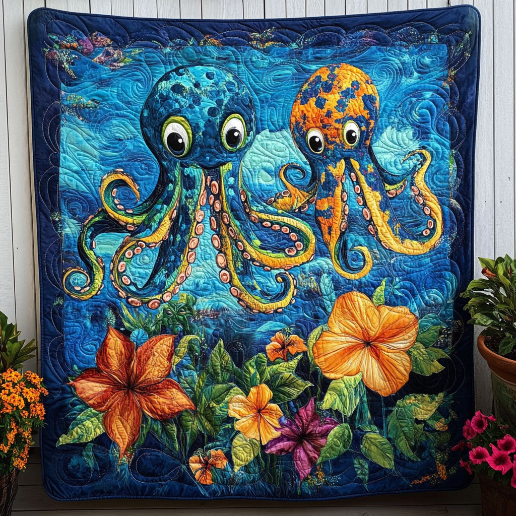 Cosmic Octo Quilted Blanket NCU0NT6998