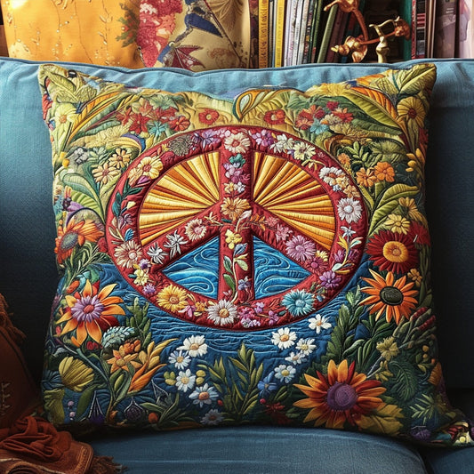 Cosmic Peace Quilted Pillow Case NCU0PT4224