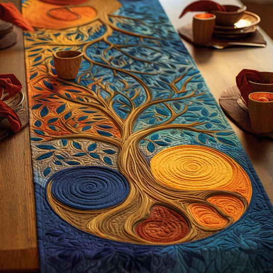 Cosmic Roots Quilted Table Runner NCU0XD1102