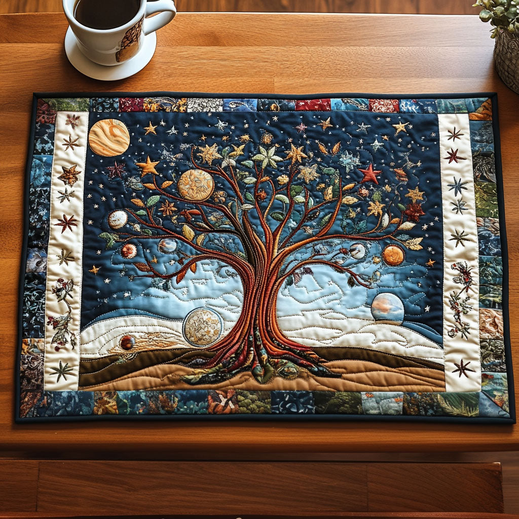 Cosmic Tree Quilted Placemat NCU0NT3038