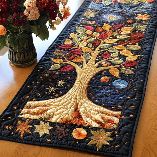 Cosmic Tree Quilted Table Runner NCU0NT3019