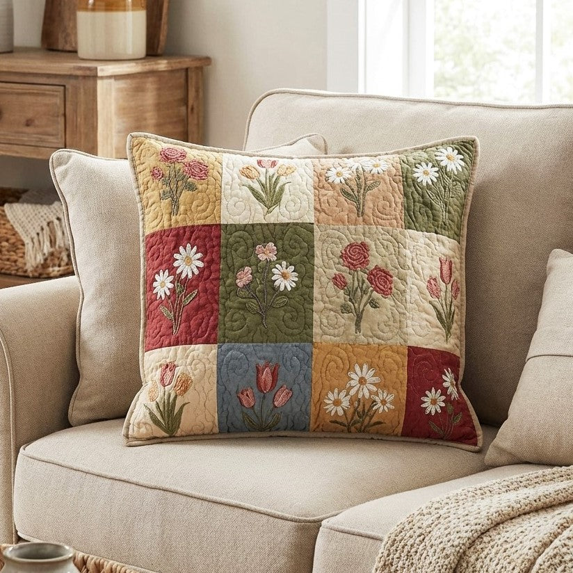 Cottage Patch Story Quilted Pillow Case NCU0TV1551