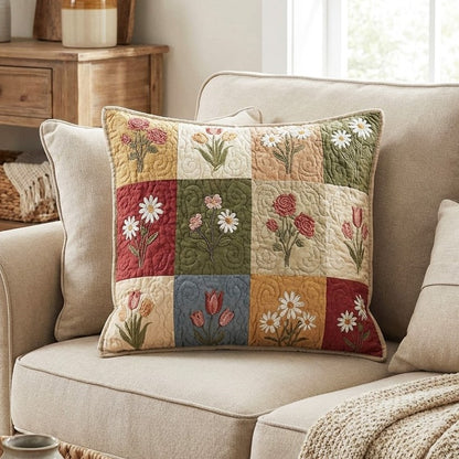 Cottage Patch Story Quilted Pillow Case NCU0TV1551
