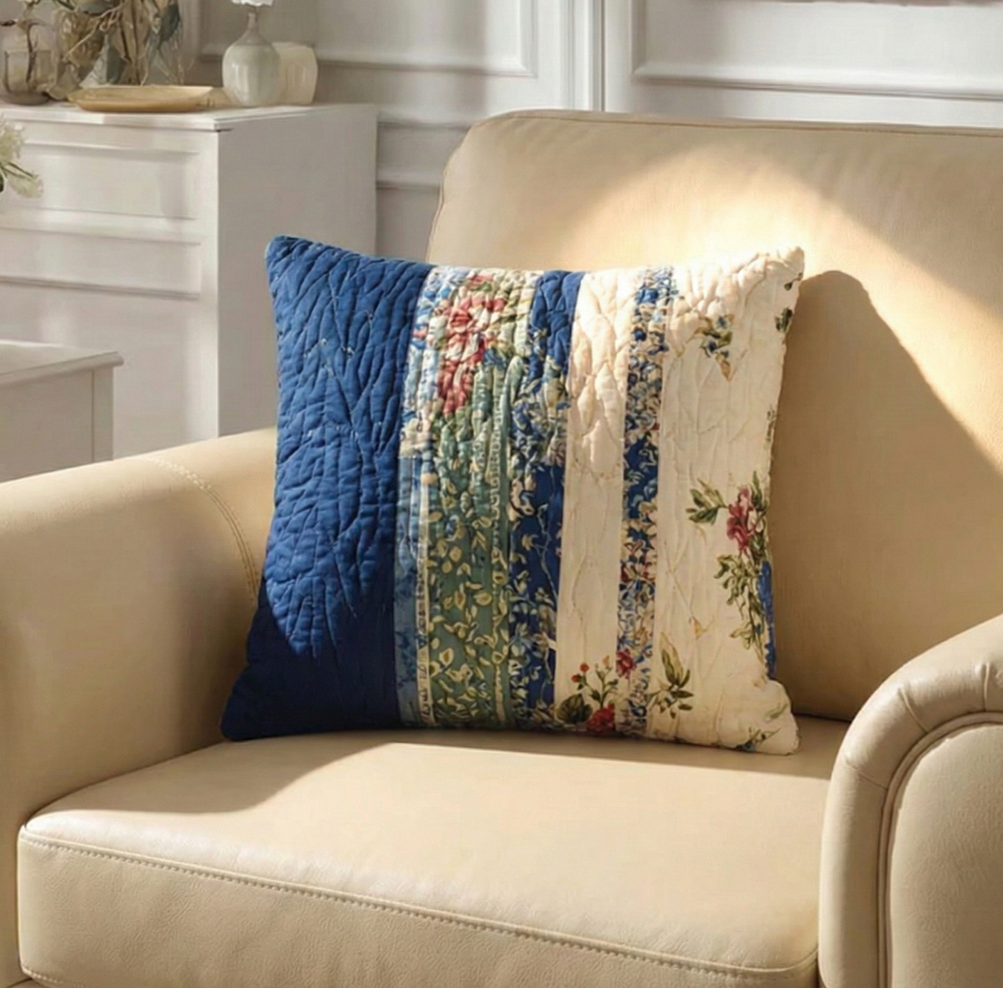Cottage Americana Quilted Pillow Case NCU0XD2257
