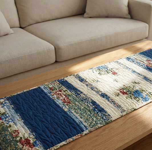 Cottage Americana Quilted Table Runner NCU0XD2257