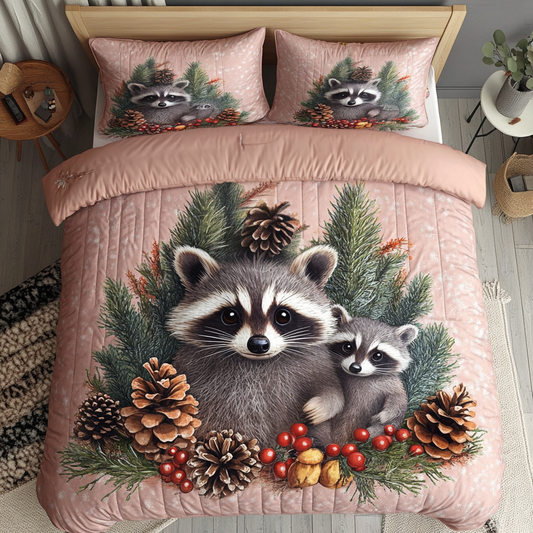 Cottage Bandit 3-Piece Quilted Bedding Set NCU0DV4085