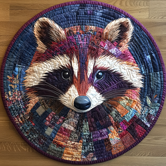 Cottage Bandit Quilted Round Mat NCU0DV4104