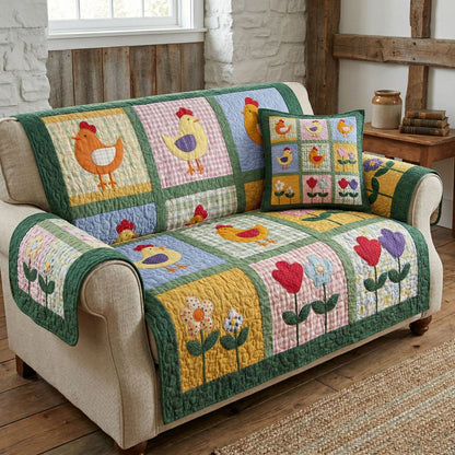 Cottage Coop Quilted Sofa Cover NCU0NT12378