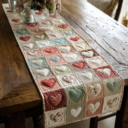 Cottage Heartpath Quilted Table Runner NCU0TV1489