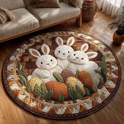 Cottage Trio Quilted Round Mat NCU0HH1787
