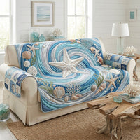 Cottage by the Sea Quilted Sofa Cover NCU0PT11788